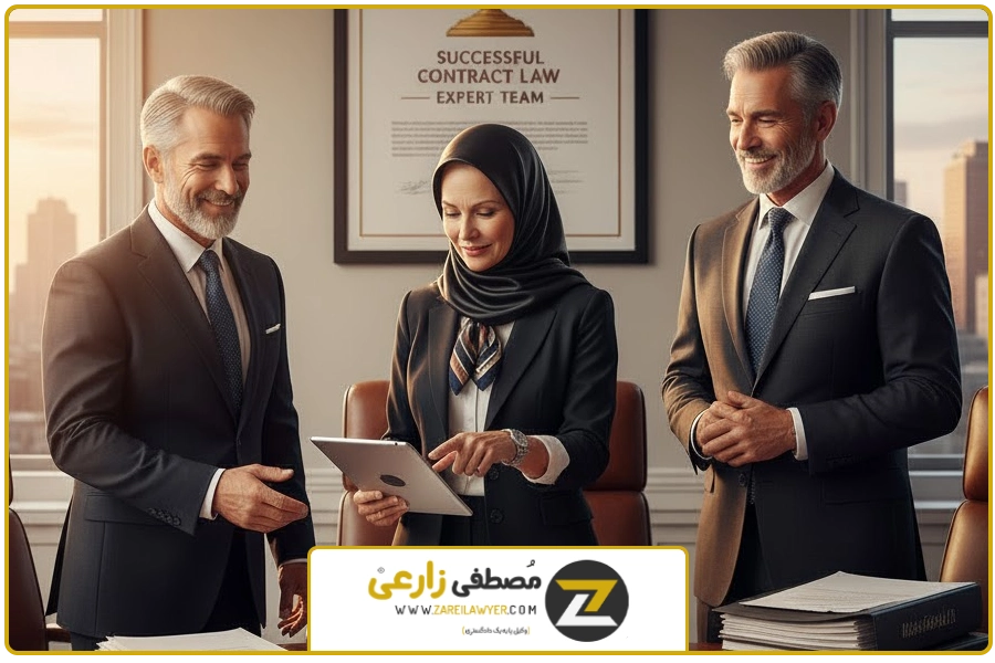 تجربه وکلا | حق الوکاله وکیل قرارداد