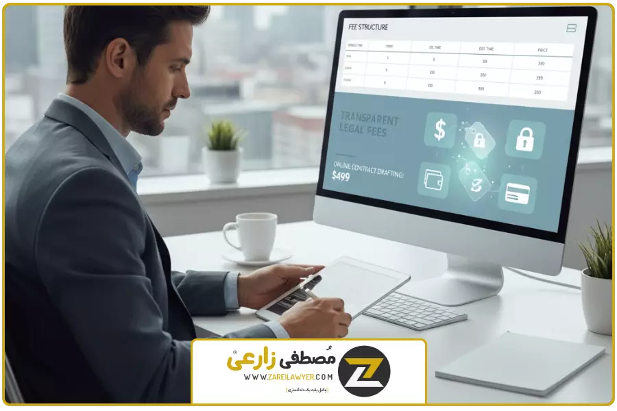 هزینه | تنظیم قرارداد آنلاین توسط وکیل