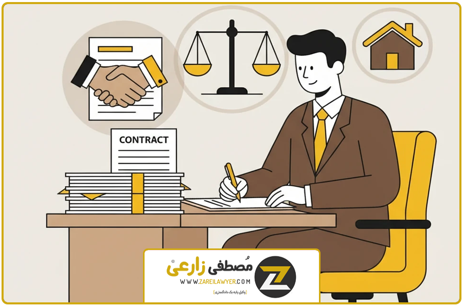 مهارت بالا در تنظیم قرارداد | وکیل سرقفلی تهران