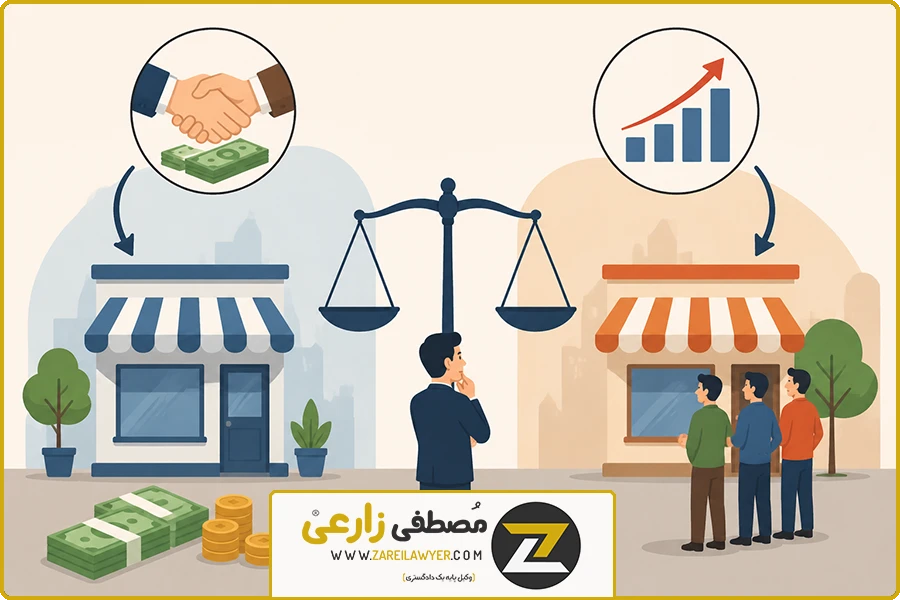 وکیل سر قفلی مرکز تهران | تفاوتهای قانونی و مالی این دو حق